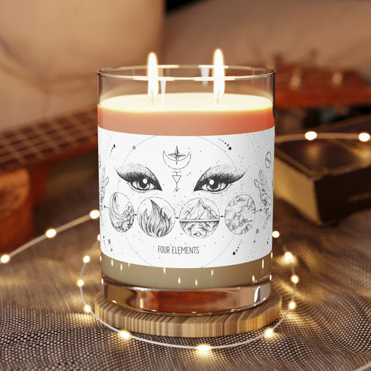 THE FOUR ELEMENTS GLASS CANDLE |  Eyes on the Four elements - Lea + Alexandra